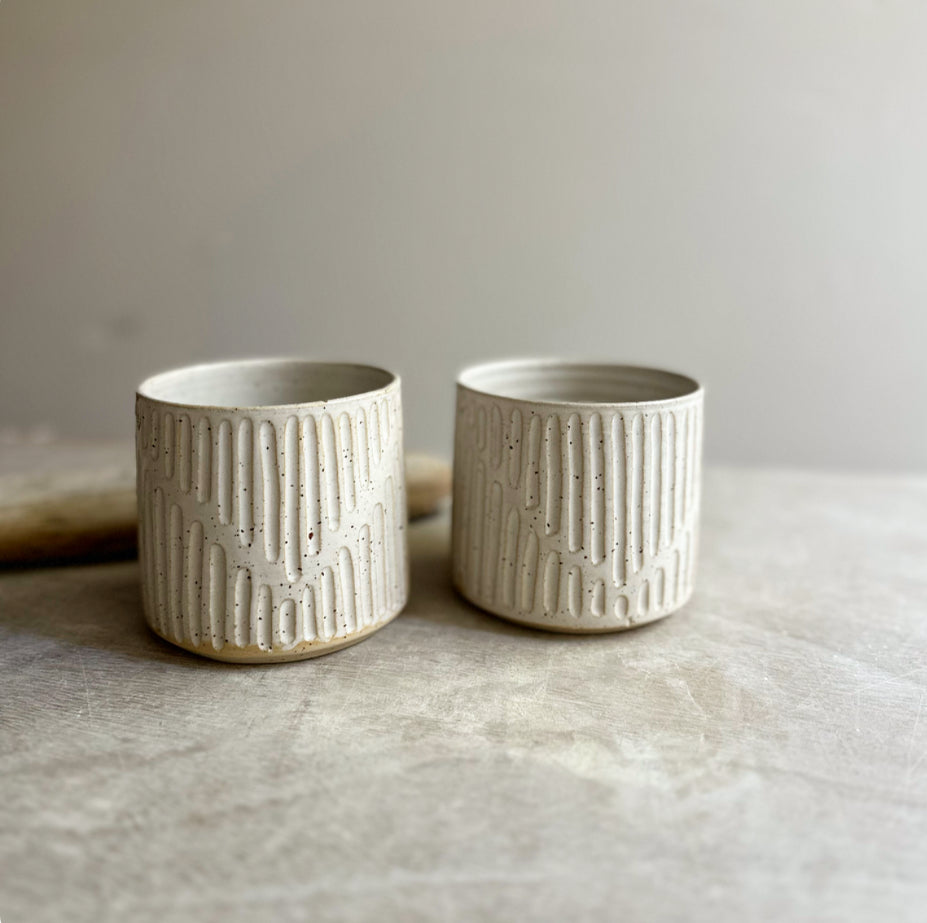 Set of two Aztec Cups