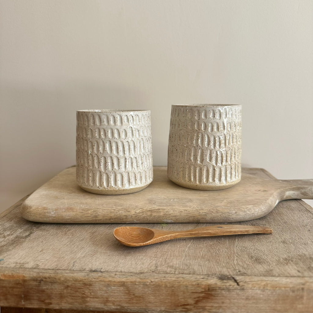 asimocrafts a-cup 30 60 120 各2個6点SET Creamy Dreamy Coffee Cup Handmade Ceramics – Ayn Ceramics