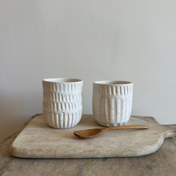 asimocrafts a-cup 30 60 120 各2個6点SET Creamy Dreamy Coffee Cup Handmade Ceramics – Ayn Ceramics