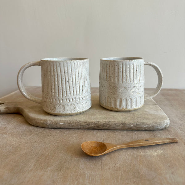 Creamy Dreamy Coffee Cup Handmade Ceramics  Ayn Ceramics