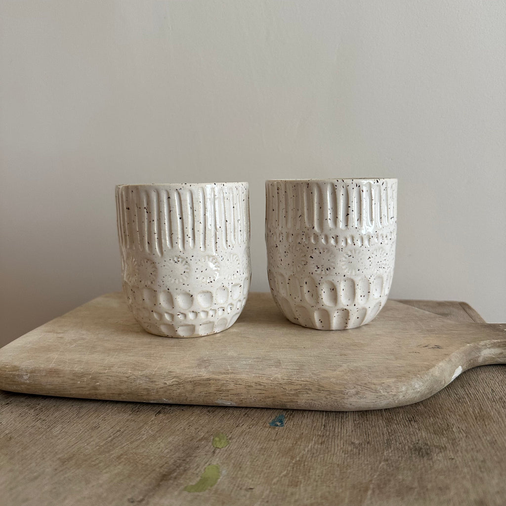 asimocrafts a-cup 30 60 120 各2個6点SET Creamy Dreamy Coffee Cup Handmade Ceramics – Ayn Ceramics