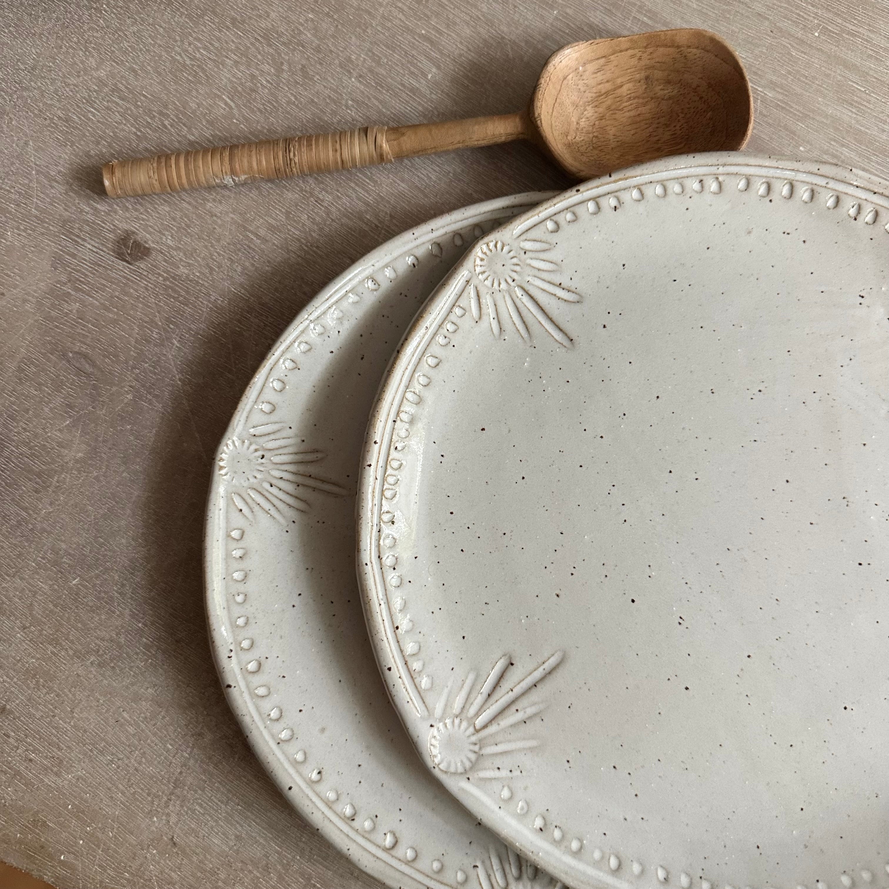 Set of two  Lunch Plates