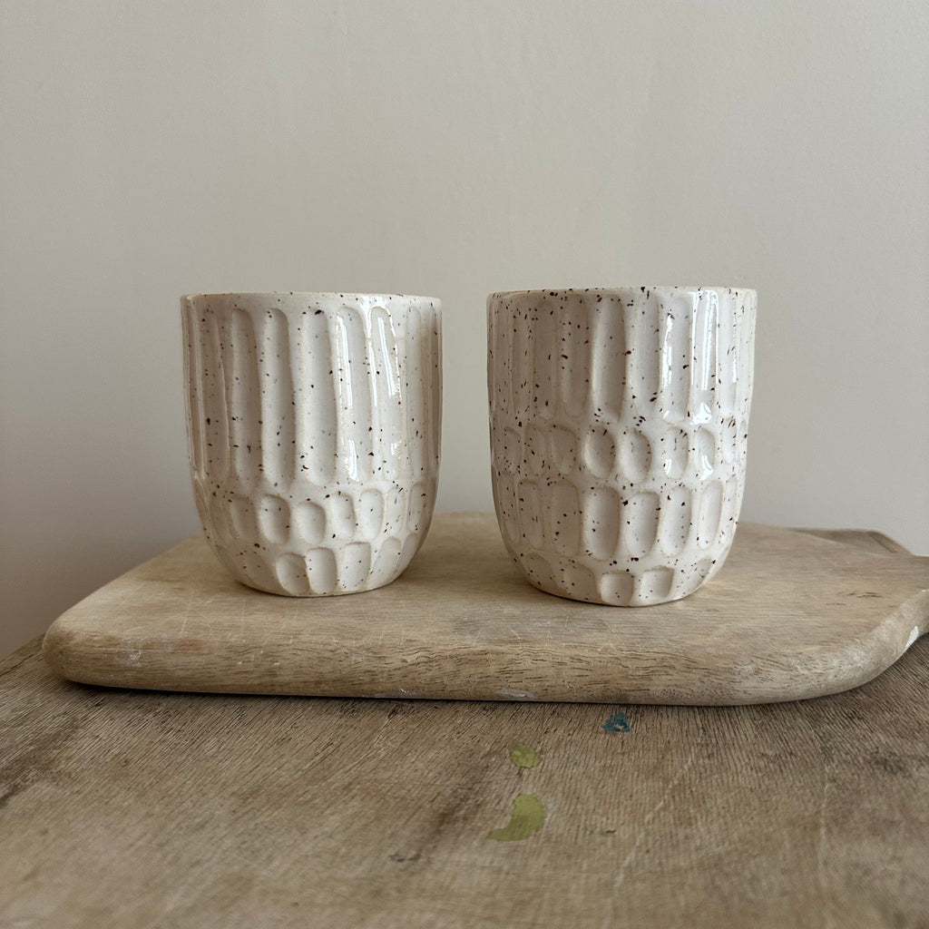 asimocrafts a-cup 30 60 120 各2個6点SET Creamy Dreamy Coffee Cup Handmade Ceramics – Ayn Ceramics