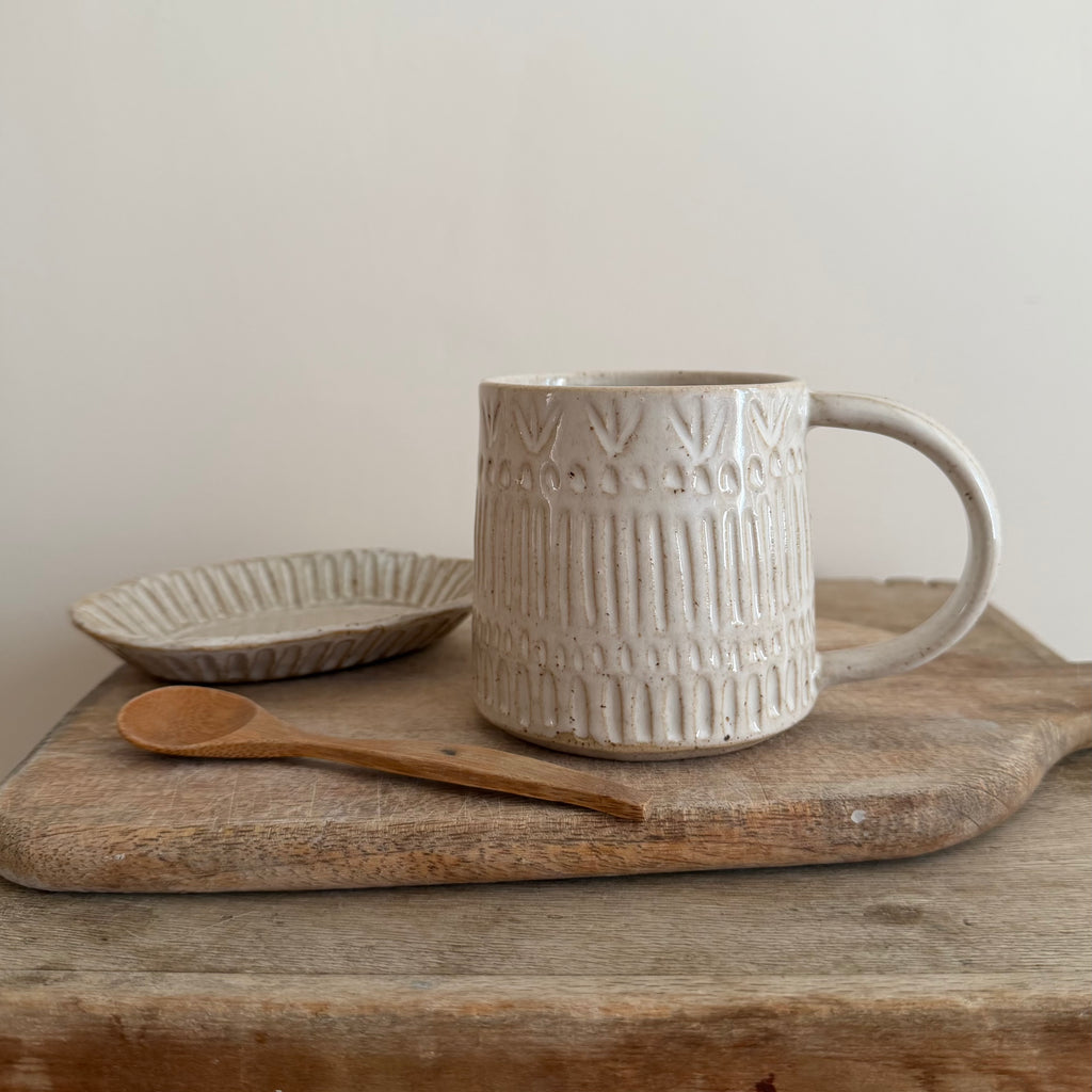 Creamy Dreamy Coffee Cup Handmade Ceramics – Ayn Ceramics